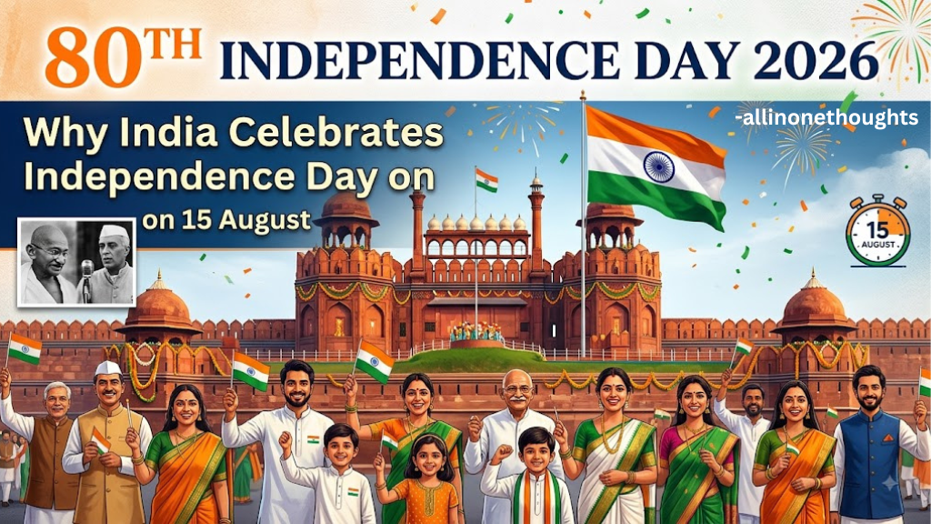 80th Independence Day 2026: Why India Celebrates Independence Day on 15 August