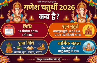 Vinayak chaturthi 2026 | गणेश चतुर्थी 2026 कब है? जानें तिथि, शुभ मुहूर्त, पूजा विधि और धार्मिक महत्व