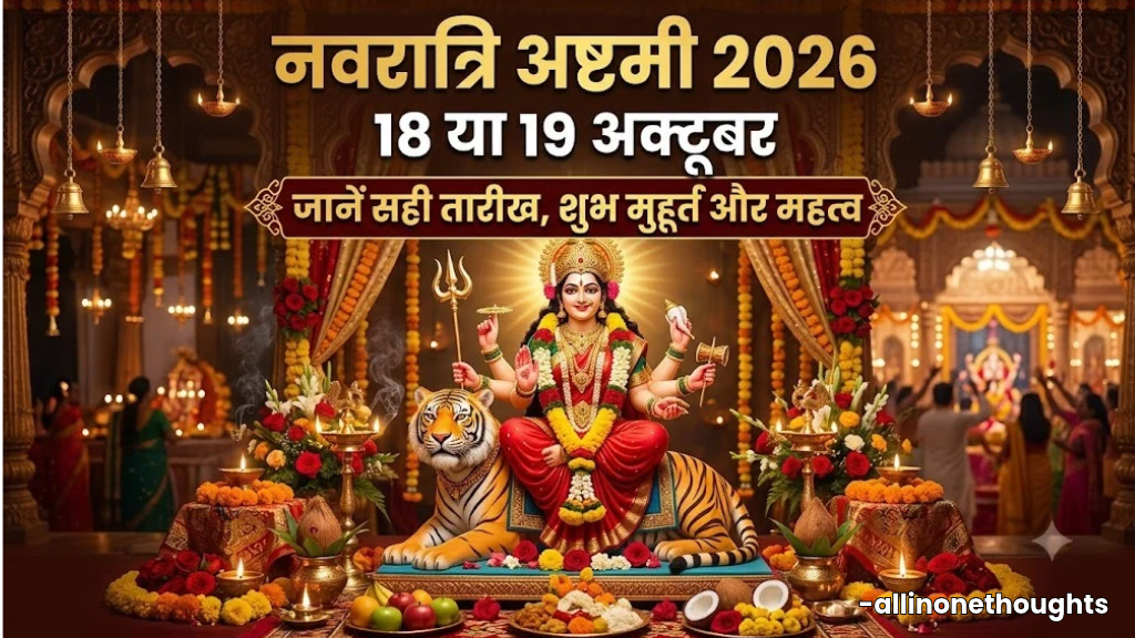नवरात्रि महाअष्टमी 2026 की तिथि और धार्मिक महत्व | Durga Pooja 2026
