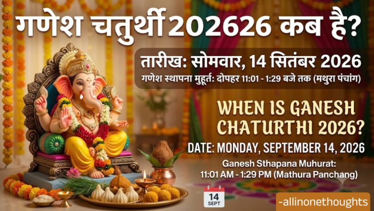 गणेश चतुर्थी 2026 कब है? (When is Ganesh Chaturthi 2026?)