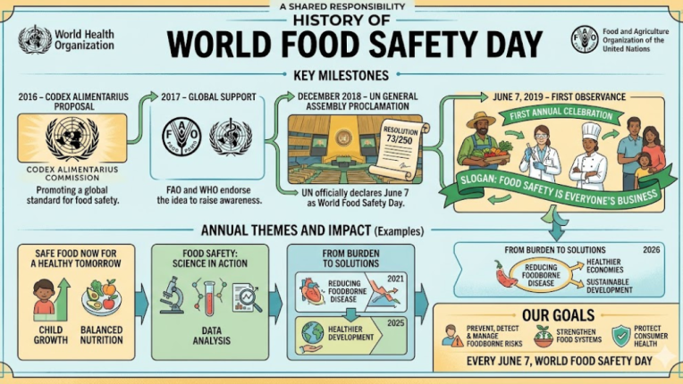 World Food Safety Day 2026 | History of World Food Safety Day