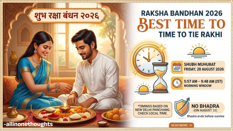 Raksha Bandhan 2026 Best Time to Tie Rakhi | Raksha Bandhan Wishes 2026