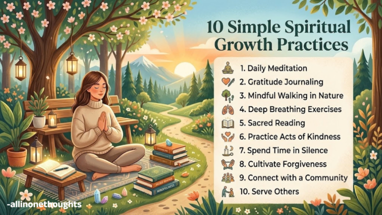 10 Simple Spiritual Growth Practices | 10 easy practices for Spiritual Growth