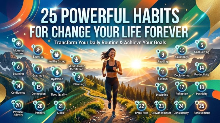 25 Powerful Habits for change your life Forever